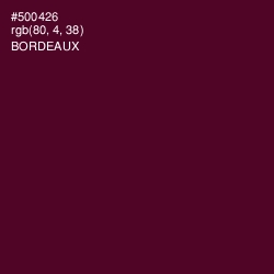 #500426 - Bordeaux Color Image