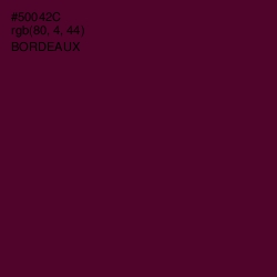 #50042C - Bordeaux Color Image