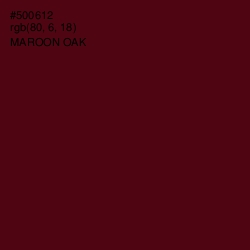 #500612 - Maroon Oak Color Image