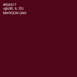 #500617 - Maroon Oak Color Image