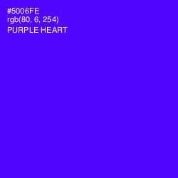#5006FE - Purple Heart Color Image