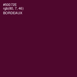#50072E - Bordeaux Color Image