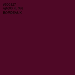 #500827 - Bordeaux Color Image