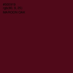 #500919 - Maroon Oak Color Image