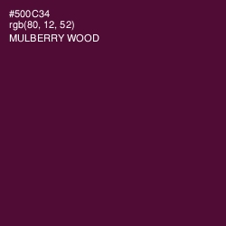 #500C34 - Mulberry Wood Color Image