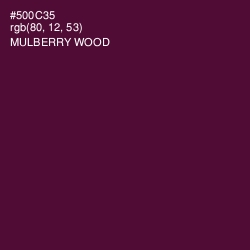 #500C35 - Mulberry Wood Color Image