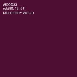#500D33 - Mulberry Wood Color Image