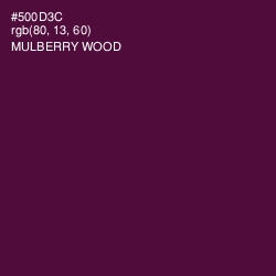 #500D3C - Mulberry Wood Color Image