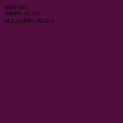 #500D3D - Mulberry Wood Color Image