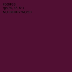 #500F33 - Mulberry Wood Color Image