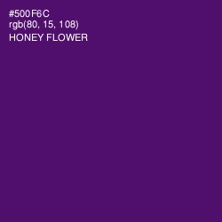 #500F6C - Honey Flower Color Image