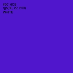 #5016CB - Purple Heart Color Image