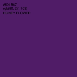 #501B67 - Honey Flower Color Image