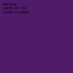 #501C6A - Honey Flower Color Image