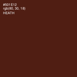 #501E12 - Heath Color Image