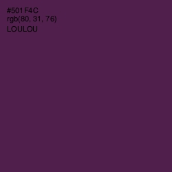 #501F4C - Loulou Color Image