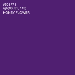 #501F71 - Honey Flower Color Image