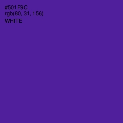 #501F9C - Pigment Indigo Color Image