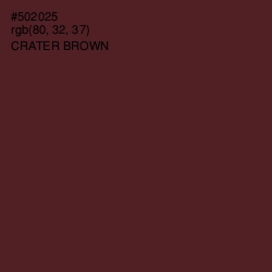 #502025 - Crater Brown Color Image