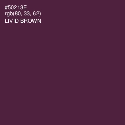 #50213E - Livid Brown Color Image