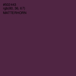 #502443 - Matterhorn Color Image