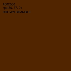 #502500 - Brown Bramble Color Image