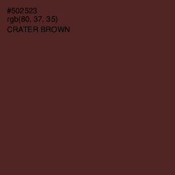 #502523 - Crater Brown Color Image