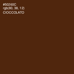 #50260C - Cioccolato Color Image