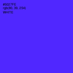 #5027FE - Purple Heart Color Image