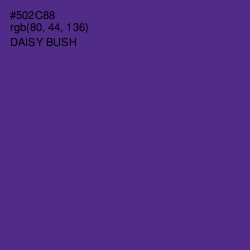 #502C88 - Daisy Bush Color Image