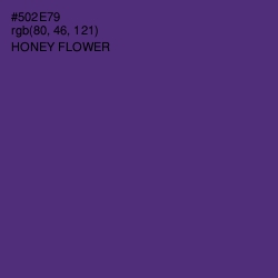 #502E79 - Honey Flower Color Image