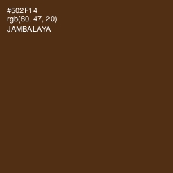 #502F14 - Jambalaya Color Image