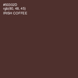 #50302D - Irish Coffee Color Image