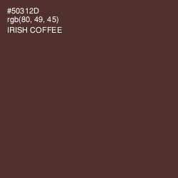 #50312D - Irish Coffee Color Image