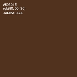 #50321E - Jambalaya Color Image