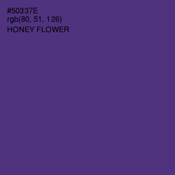 #50337E - Honey Flower Color Image