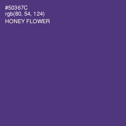 #50367C - Honey Flower Color Image