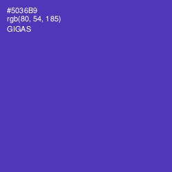 #5036B9 - Gigas Color Image