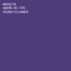 #503C7A - Honey Flower Color Image