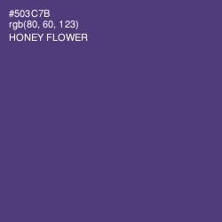 #503C7B - Honey Flower Color Image