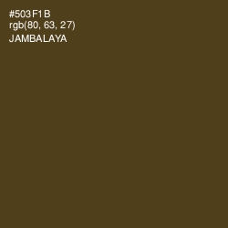 #503F1B - Jambalaya Color Image