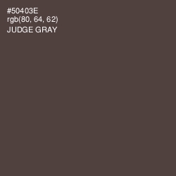 #50403E - Judge Gray Color Image