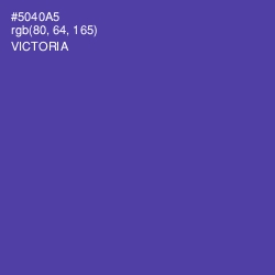 #5040A5 - Victoria Color Image