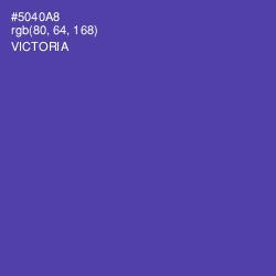 #5040A8 - Victoria Color Image