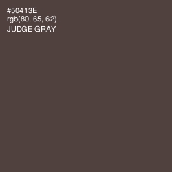 #50413E - Judge Gray Color Image