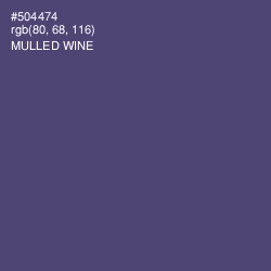 #504474 - Mulled Wine Color Image