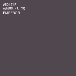 #50474F - Emperor Color Image