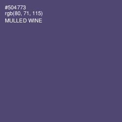 #504773 - Mulled Wine Color Image