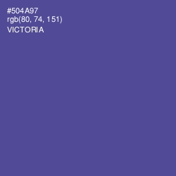 #504A97 - Victoria Color Image