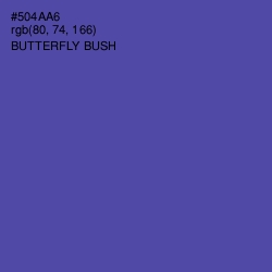 #504AA6 - Butterfly Bush Color Image